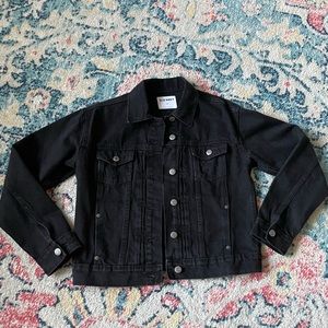Black jean jacket NWOT